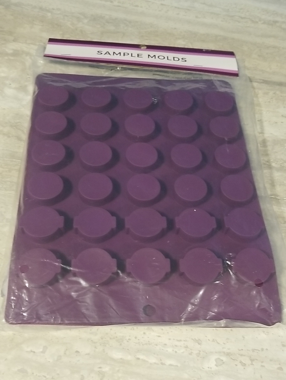 Scentsy Purple Sample Molds 2 Pack